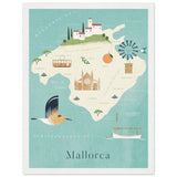 Poster: Map of Mallorca