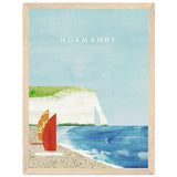 Poster: Normandy Travel Poster