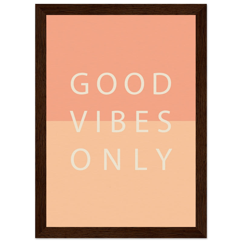 Poster: Good Vibes Only