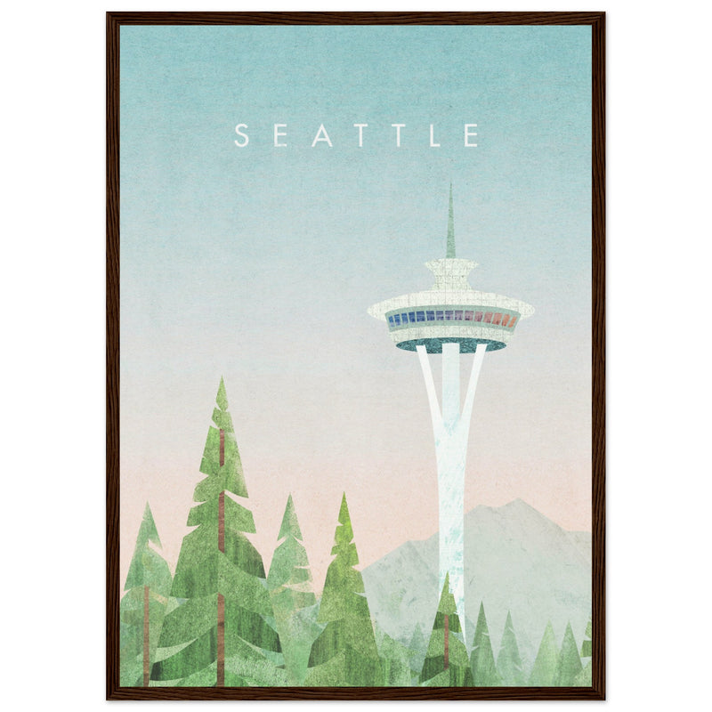 Poster: Seattle Travel Poster