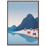 Poster: Red Houses, Lofoten