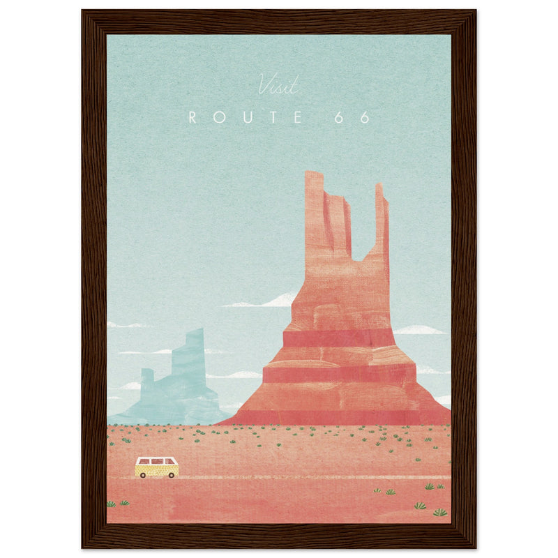 Poster: Route 66 Travel Poster