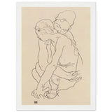 Poster: Woman and Girl Embracing 1918