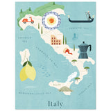 Poster: Map of Italy