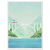 Poster: Surf Van, Bixby Bridge