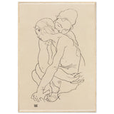 Poster: Woman and Girl Embracing 1918