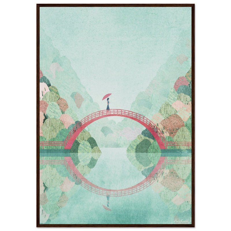 Poster: Girl on a bridge