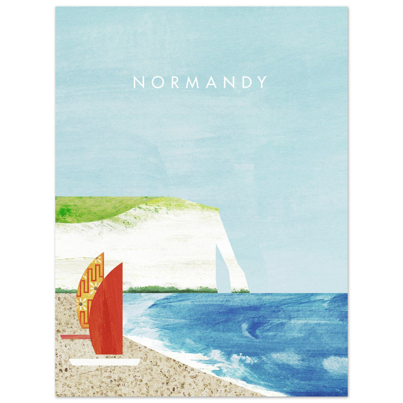 Poster: Normandy Travel Poster