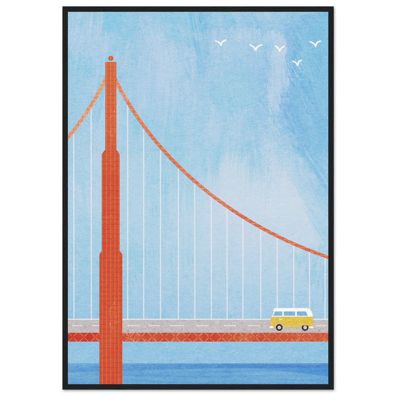 Poster: San Francisco, Golden Gate Bridge