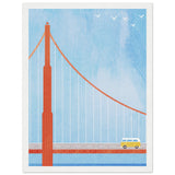 Poster: San Francisco, Golden Gate Bridge