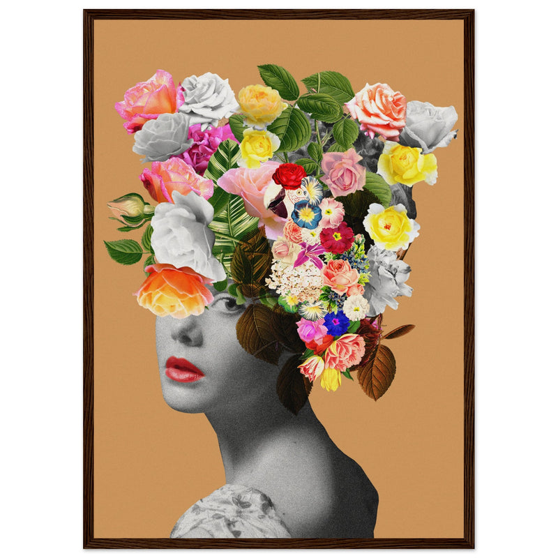 Poster: Floral portrait