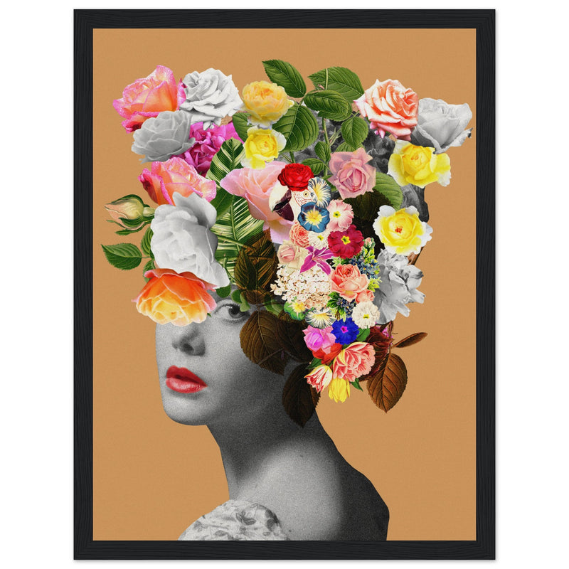 Poster: Floral portrait