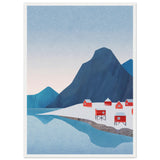 Poster: Red Houses, Lofoten