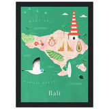 Poster: Map of Bali