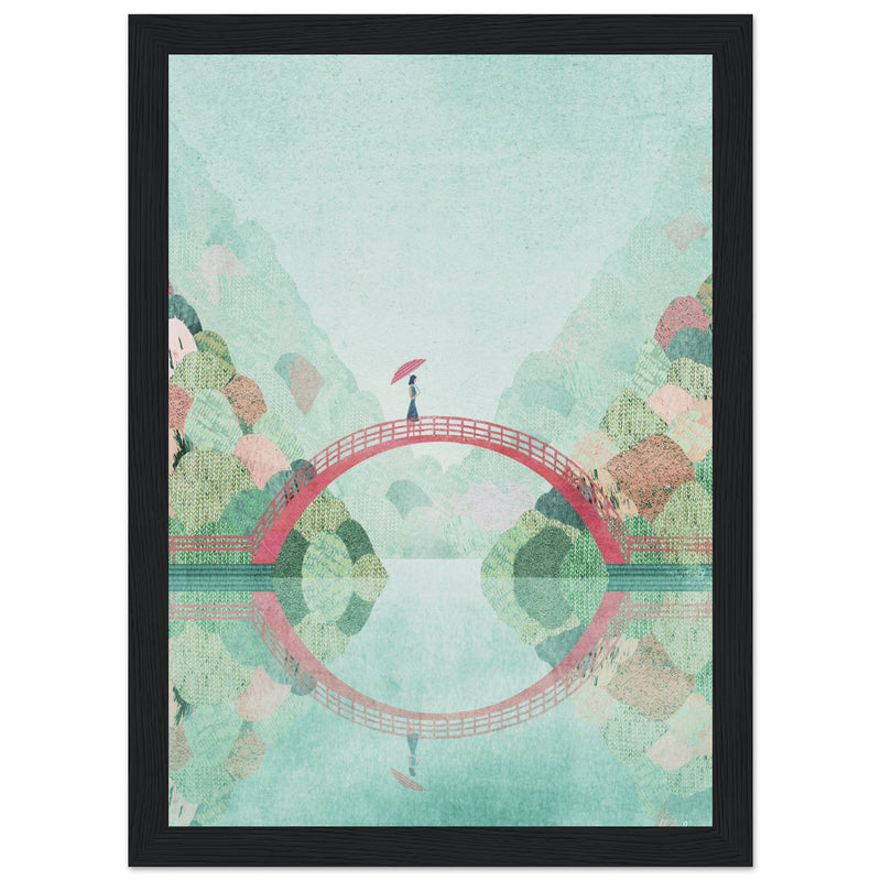 Poster: Girl on a bridge