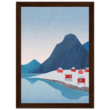 Poster: Red Houses, Lofoten