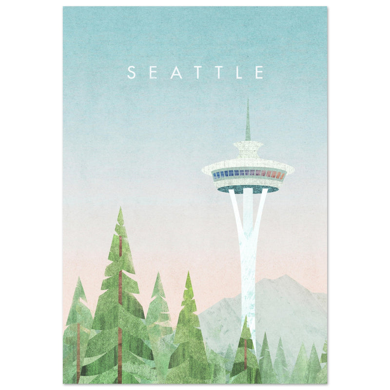 Poster: Seattle Travel Poster