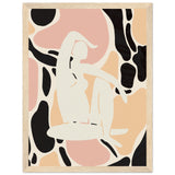 Poster: Abstract Woman Pictufy Studio Peach Poster