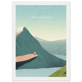 Poster: Trolltunga Travel Poster