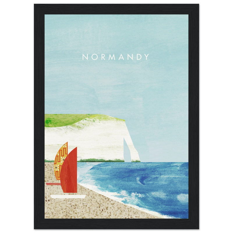 Poster: Normandy Travel Poster