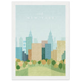 Poster: New York, Autumn Travel Poster