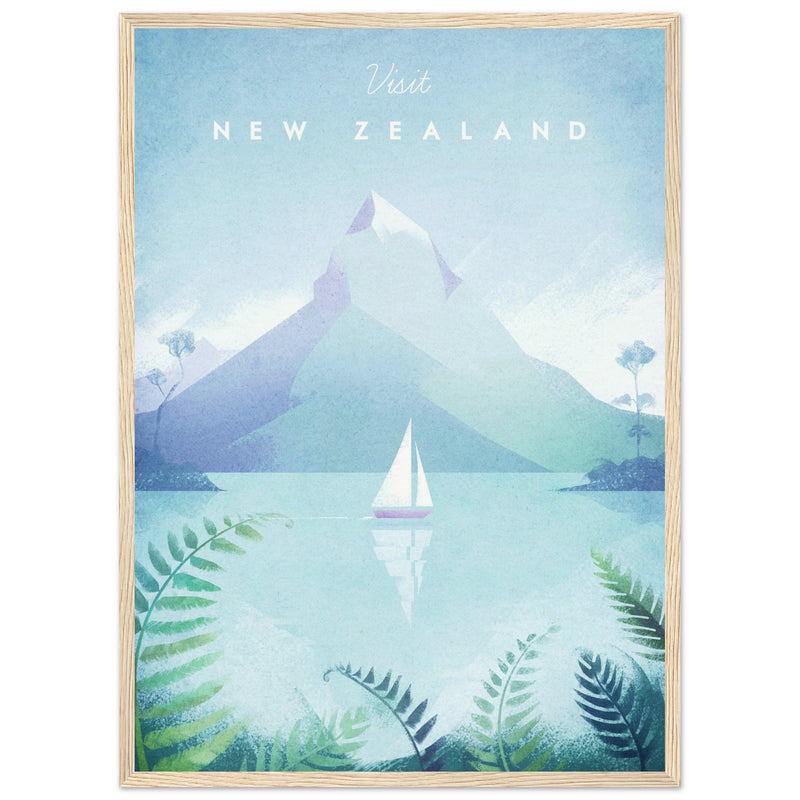 Poster: New Zealand Travel Poster