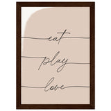 Poster: Eat Play Love