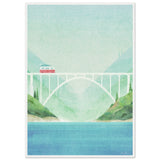 Poster: Surf Van, Bixby Bridge