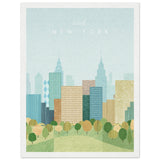 Poster: New York, Autumn Travel Poster