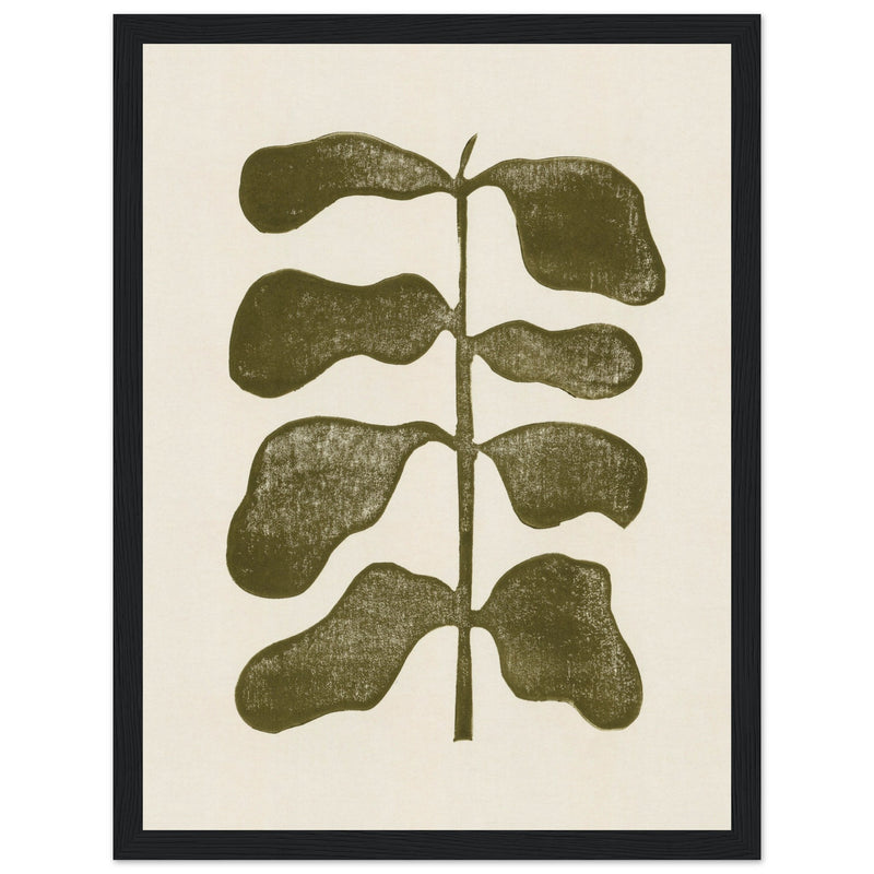 Poster: Linocut Plant