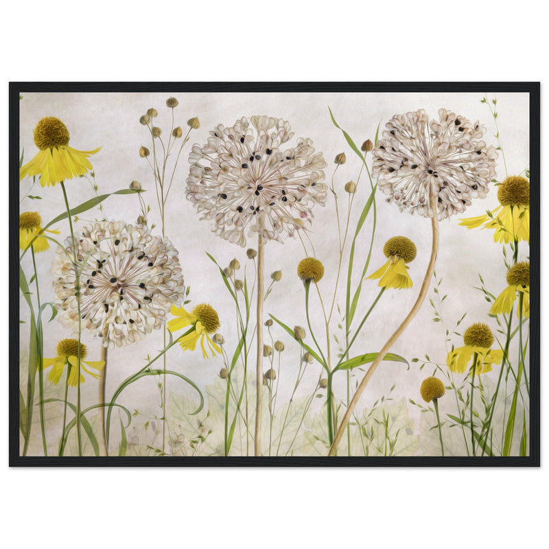 Poster: Alliums and heleniums