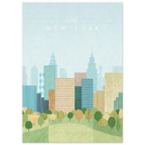 Poster: New York, Autumn Travel Poster