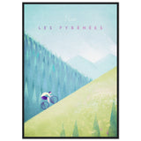 Poster: Les Pyrenees Travel Poster