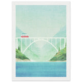 Poster: Surf Van, Bixby Bridge