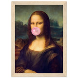 Poster: Mona Lisa Bubble Gum