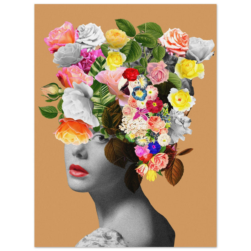 Poster: Floral portrait