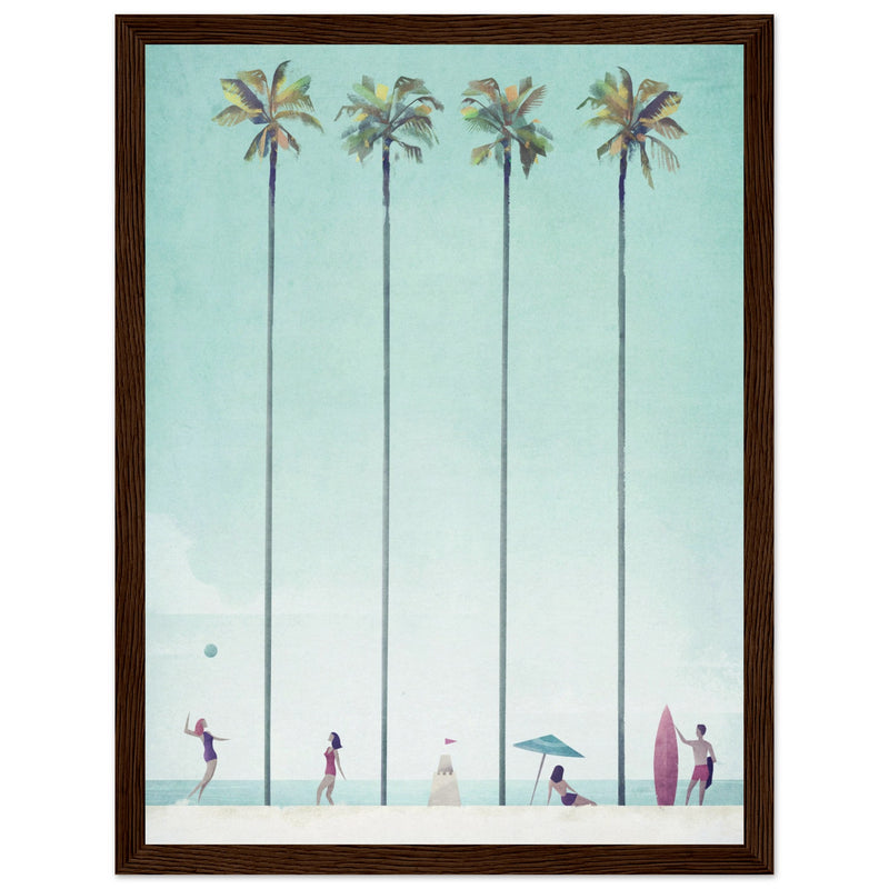 Poster: Palm Tree Beach