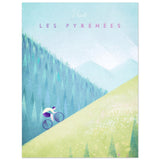 Poster: Les Pyrenees Travel Poster