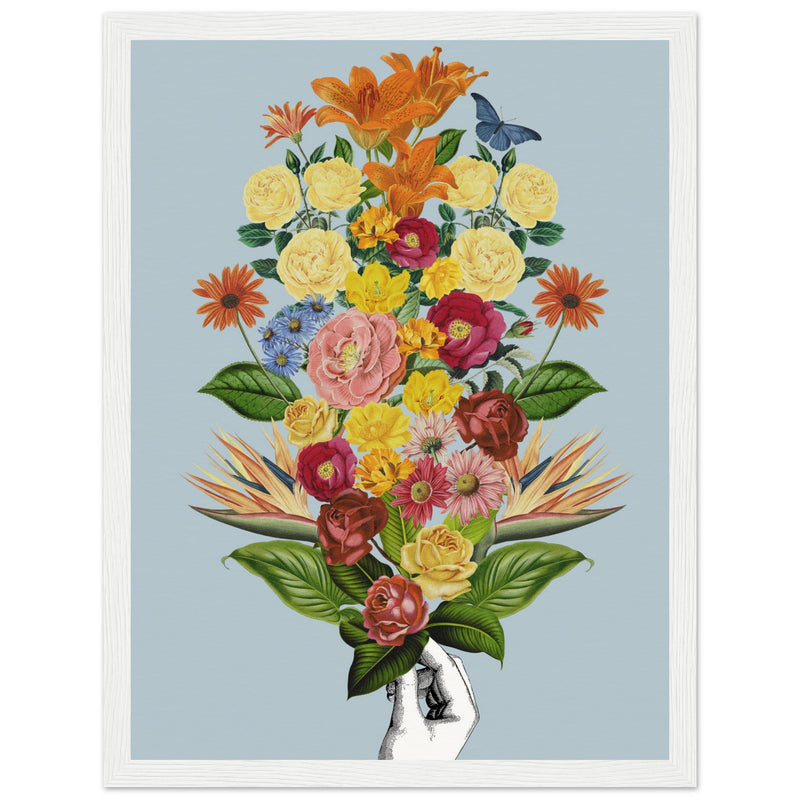 Poster: Botanical blue bouquet