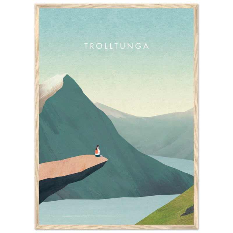 Poster: Trolltunga Travel Poster