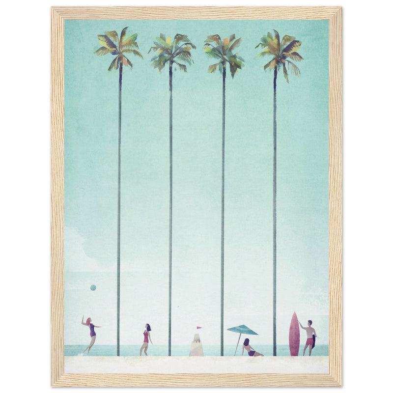 Poster: Palm Tree Beach