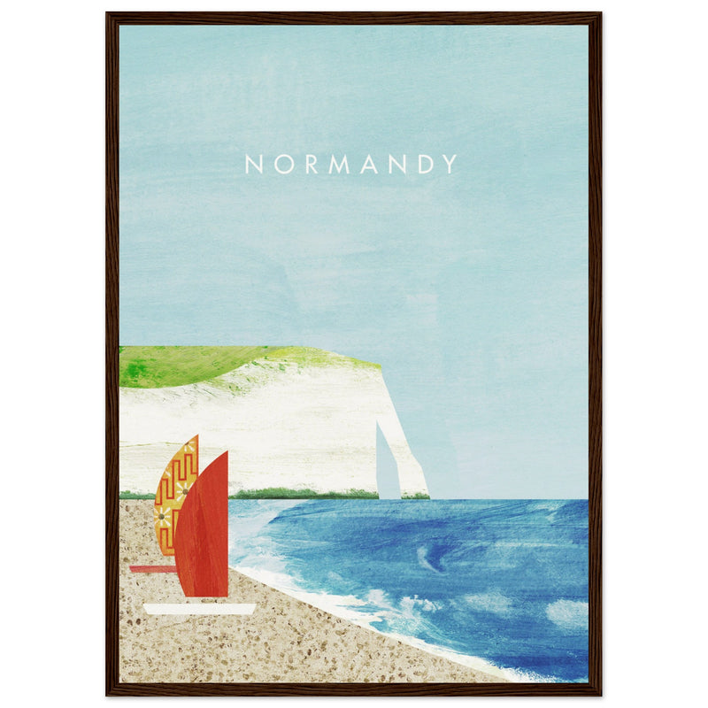 Poster: Normandy Travel Poster