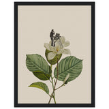 Poster: Botanical vintage cameraman