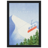 Poster: Les Alpes Travel Poster