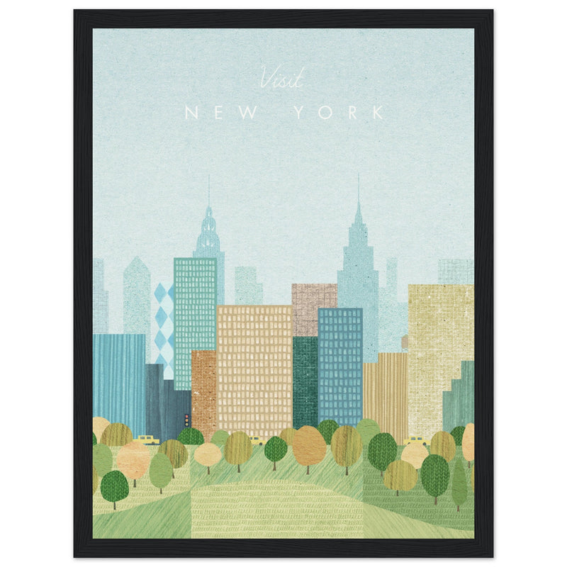 Poster: New York, Autumn Travel Poster