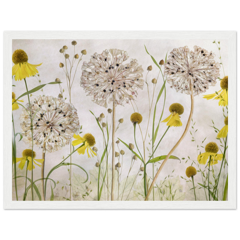 Poster: Alliums and heleniums