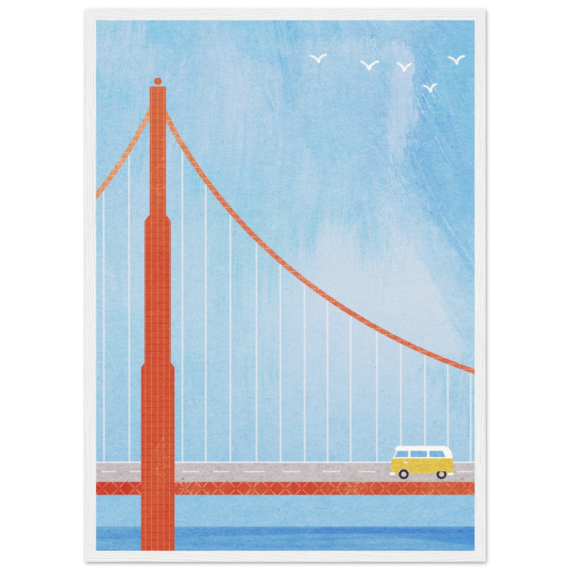 Poster: San Francisco, Golden Gate Bridge