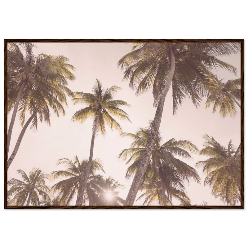 Poster: Blush Palm Trees