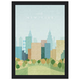 Poster: New York, Autumn Travel Poster