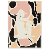 Poster: Abstract Woman Pictufy Studio Peach Poster